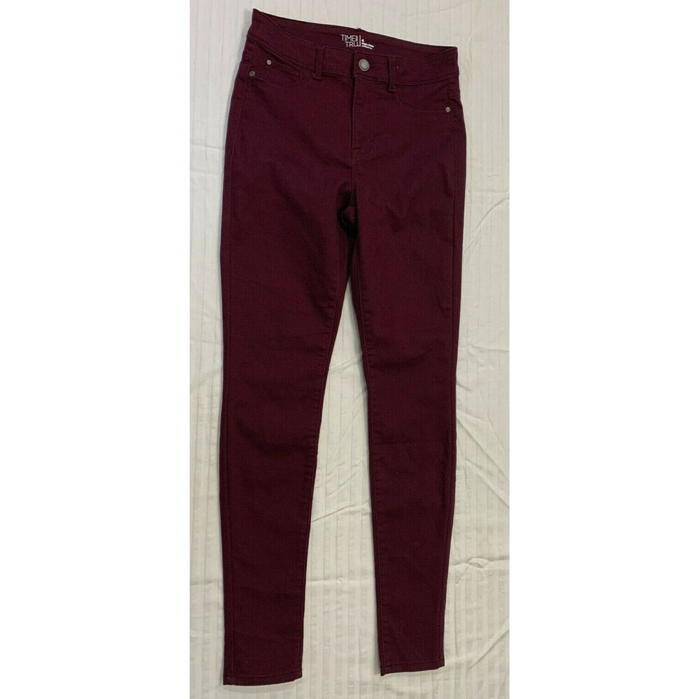 TIME AND TRU WOMENS HIGH RISE JEGGING PANTS SIZE 4